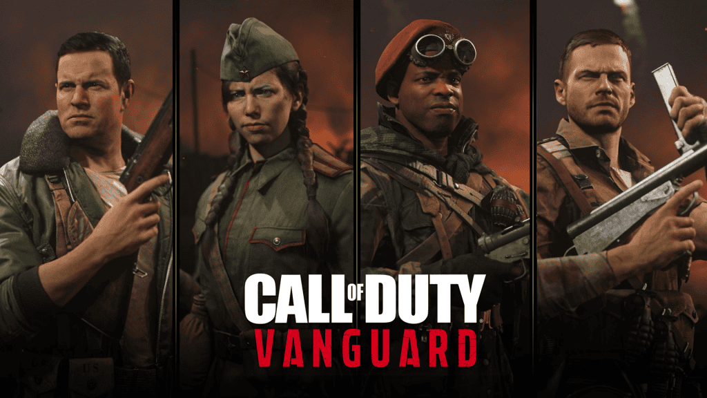 Image shows the cover of the game Call of Duty: Vanguard 