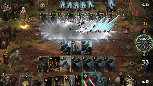 Gwent Game Scene: The Witcher Card Game