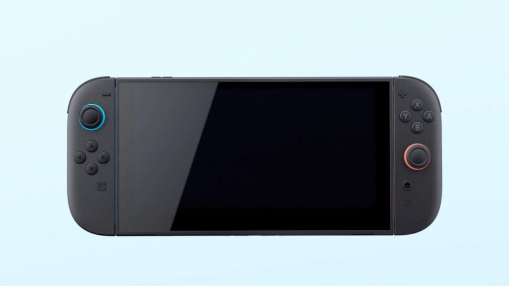 Assembly showing Nintendo Switch 2