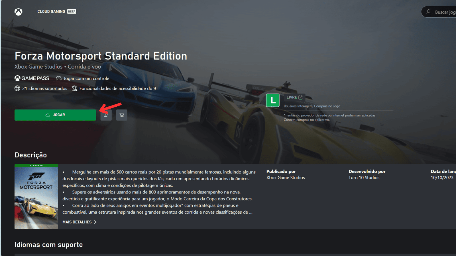Choose a game (Image: Playback/Digital Look)