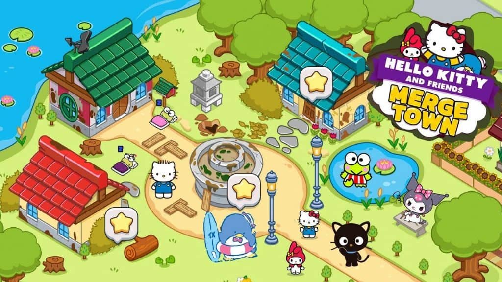 Hello Kitty Merge Town One of the Hello Kitty PC games