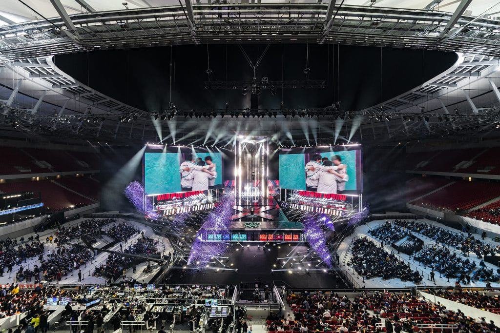 The 2020 League of Legends World Championship in Shanghai, China. Image: Hugo Hu / Riot Games