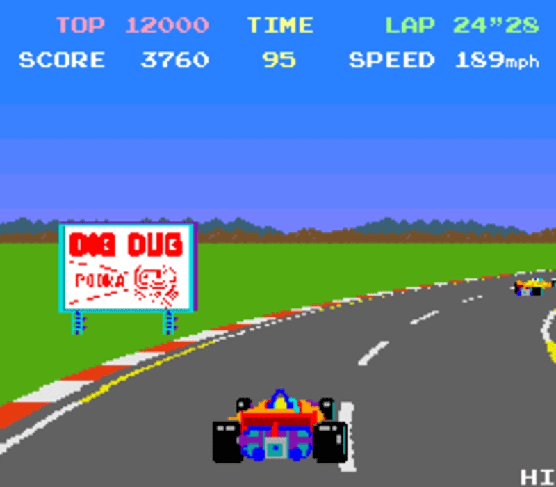 pole position, the first racing game