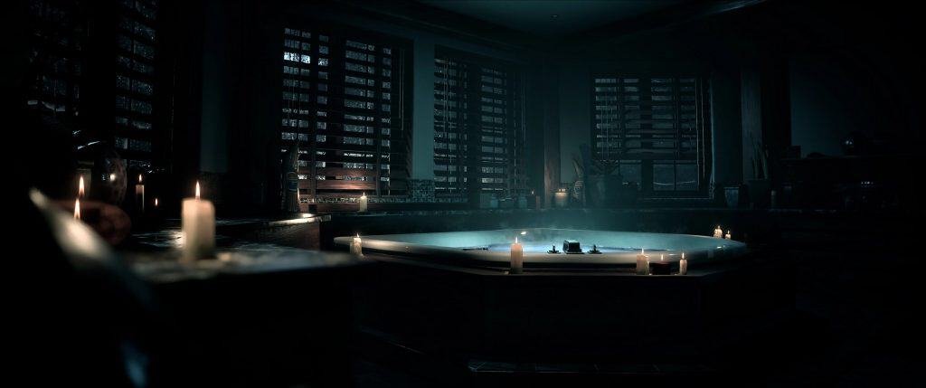 Scene from Survival Horror Until Dawn game