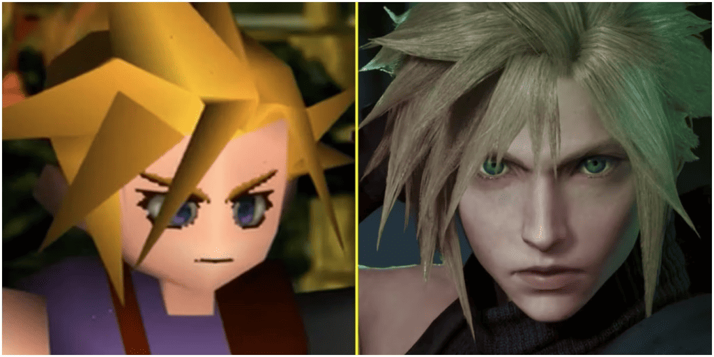Graphics are one of the main differences between the Final Fantasy VII