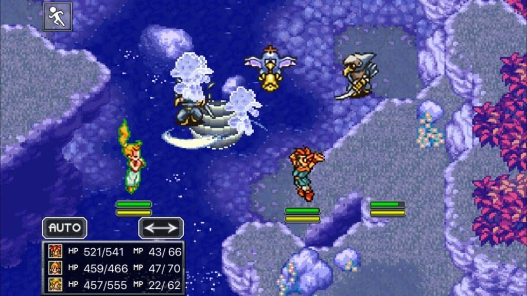 Image shows scenes of the game chrono trigger