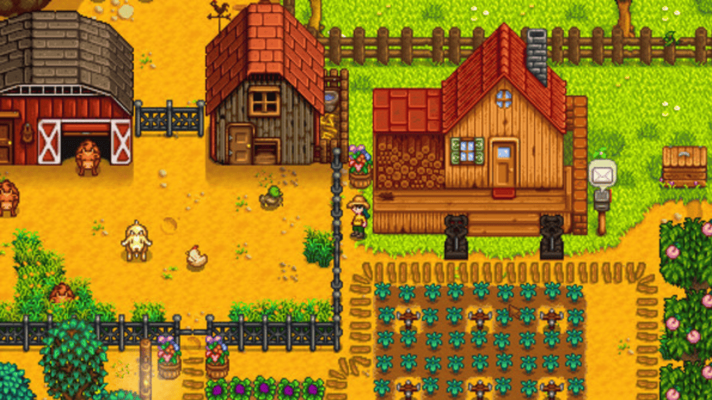 Scene from the game Stardew Valley