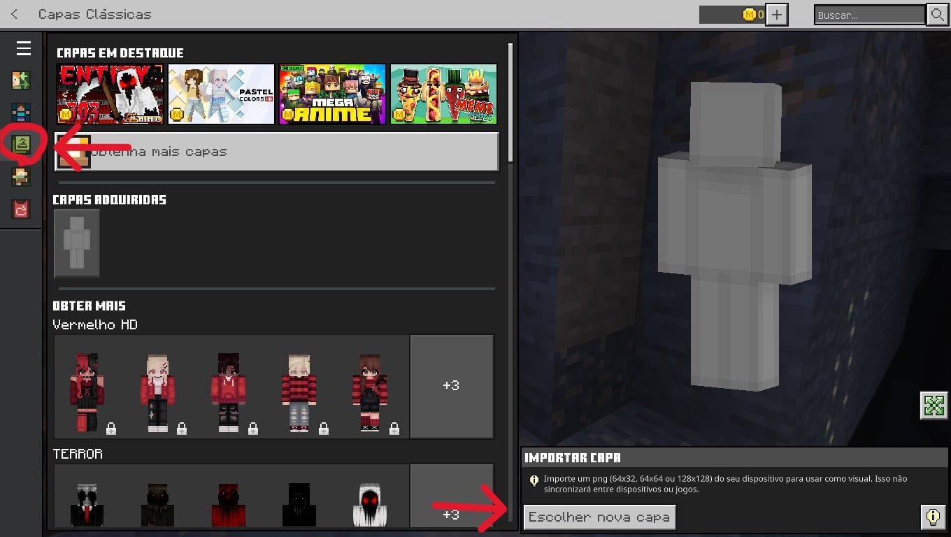 Minecraft screen playback (Reproduction: Marcelo Valladão)