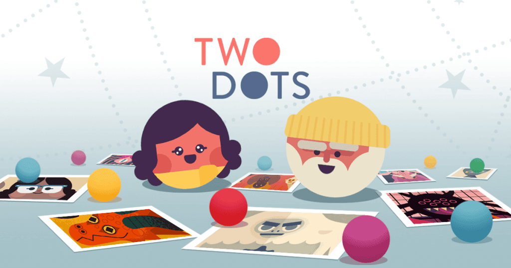 Disclosure screen with 2 characters from Cozy Game Two Dots