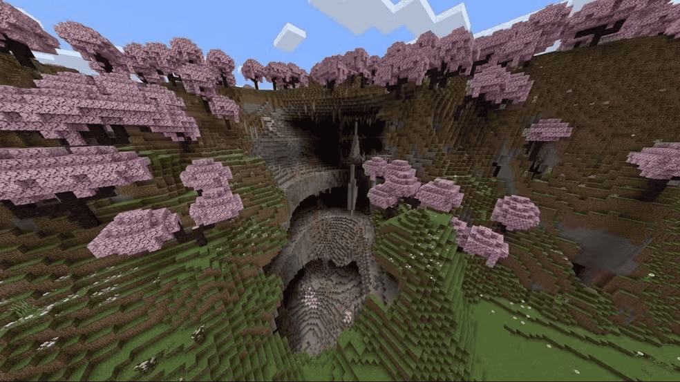 Cherry Map in Minecraft