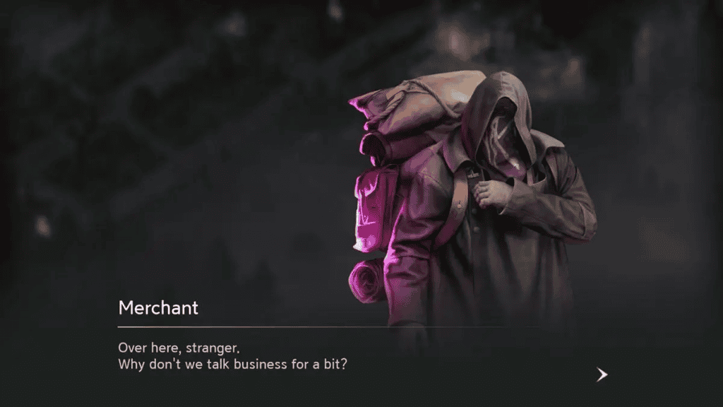 The Resident Evil 4 merchant