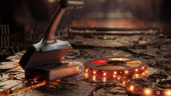 A Govee light strip against House of the Dragon show decor.